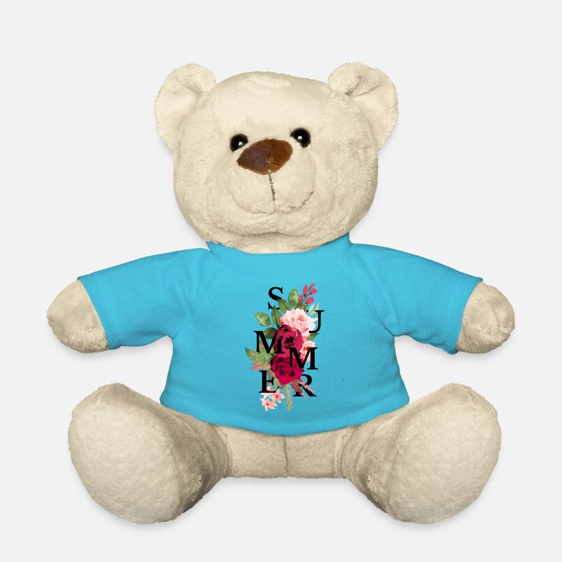 Sommerblume - Teddy - Atollblau