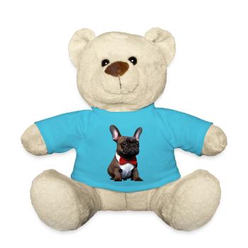 Propriétaires de chiens Bulldog Chiens Propriétaires de chiens - Nounours - bleu outremer - Devant