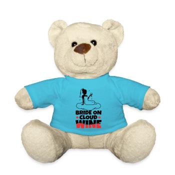 Bride on cloud wine - Teddy Bear - atoll blue - Front