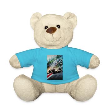 Racecar - Teddy Bear - atoll blue - Front