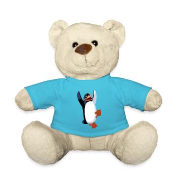 Pinguin - Teddy - Atollblau - Vorne