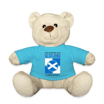 Scotland - Teddy - Atollblau - Vorne