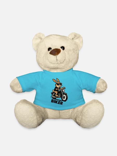 hase biker - Teddy - Atollblau