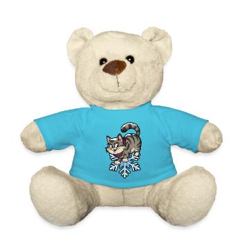 Winter Sibirische Pistenraupe - Teddy - Atollblau - Vorne