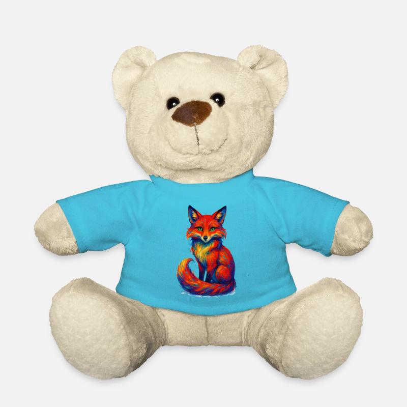 fuchs tier - Teddy - Atollblau