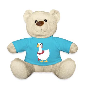 Wo sich Winde treffen – Chinesische Gans – Rubin - Teddy - Atollblau - Vorne