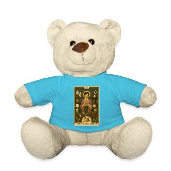Attrapeur vintage | Tarot des antiquités - Nounours - bleu outremer - Devant
