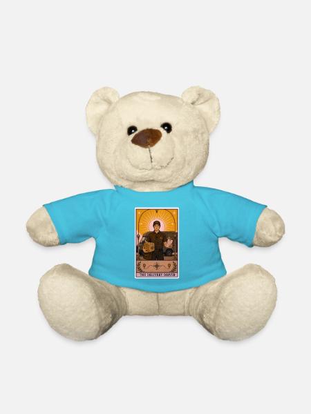 Paketfahrer | Lieferung Kurier Tarot - Teddy - Atollblau