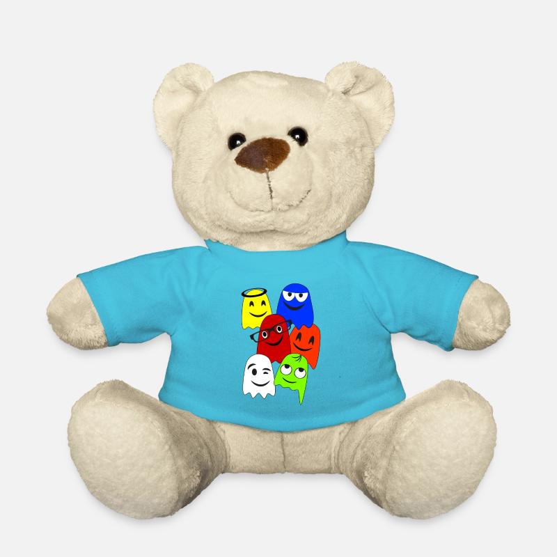 funny ghosts - Teddy Bear - atoll blue