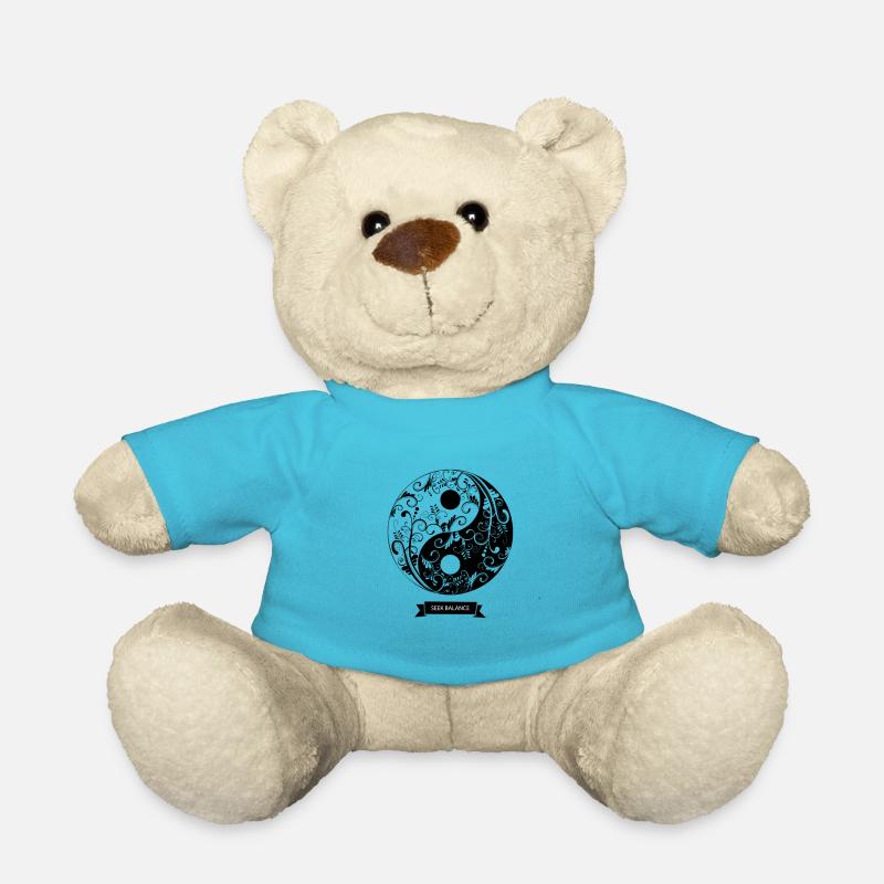 Ying Yang Mandala - Teddy - Atollblau