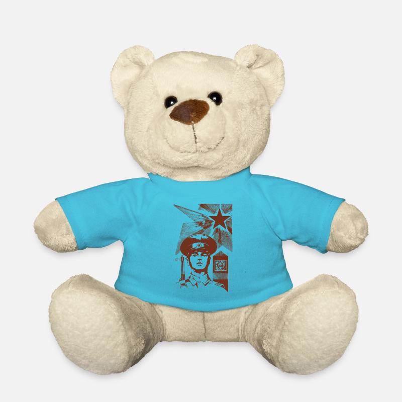 USSR Soviet Union Lenin Gift Putin - Teddy Bear - atoll blue