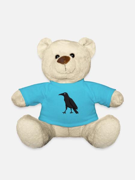Krähe - Teddy - Atollblau