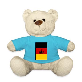 Allemagne Porte de Brandebourg - Nounours - bleu outremer - Devant