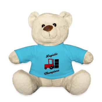Die Logistik Champions - Teddy - Atollblau - Vorne