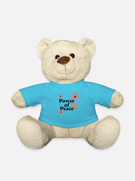 PowerOfPeace - Teddy - Atollblau
