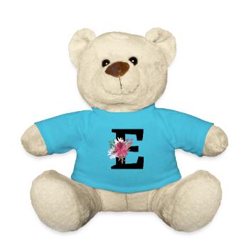 Blumenbrief - Teddy - Atollblau - Vorne