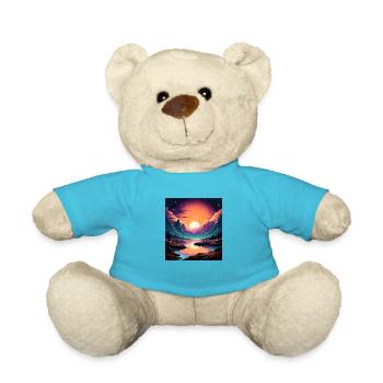 Beau paysage fantastique avec notre galaxie - Nounours - bleu outremer - Devant
