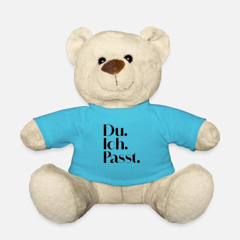 Du. Ich. Passt. - Teddy - Atollblau