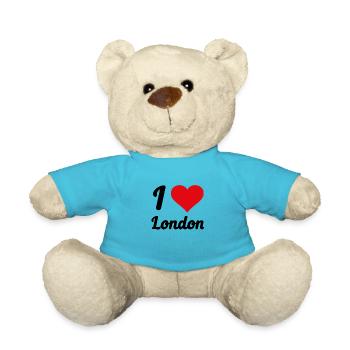 I Love London - Teddy - Atollblau - Vorne