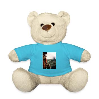 Icebreaker ship, Greenland - Teddy Bear - atoll blue - Front
