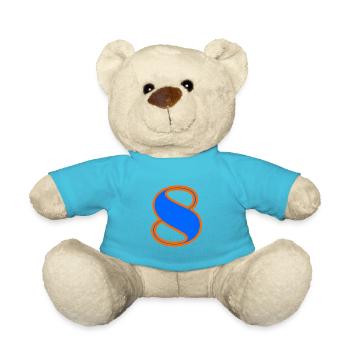 8 JAHRE. 8. JUBILÄUM. GEBURTSTAG 8 JAHRE. 8 - Teddy - Atollblau - Vorne