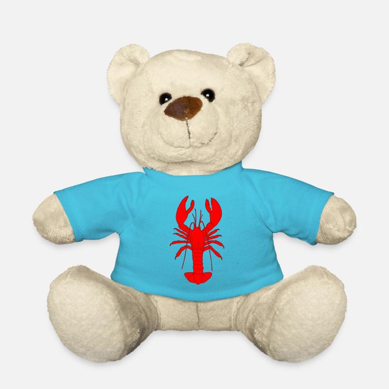 Lobster - Teddy Bear - atoll blue