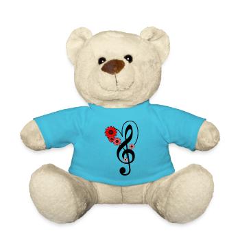 MUSIK. SCHLÜSSEL DER SONNE. - Teddy - Atollblau - Vorne