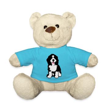 Bernedoodle - Teddy Bear - atoll blue - Front