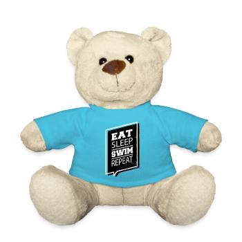 Idée cadeau d’anniversaire Idée cadeau nageurs - Nounours - bleu outremer - Devant