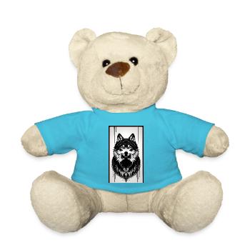 Wolf - Teddy - Atollblau - Vorne