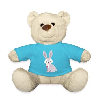 Hare - Teddy Bear - atoll blue - Front