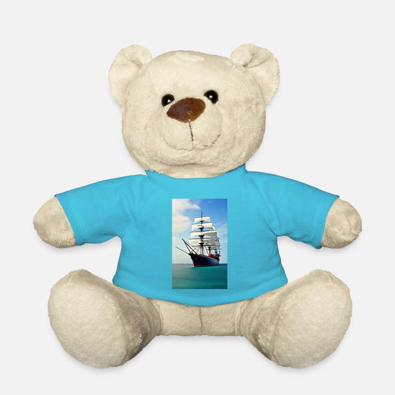 Segelschiff 02 - Teddy - Atollblau