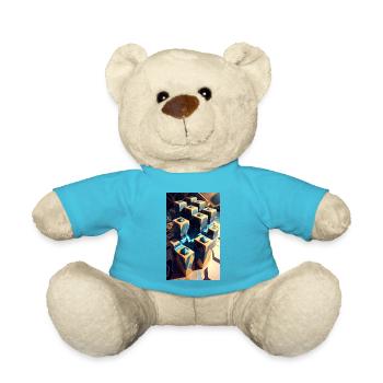 Neon Adventures - Teddy Bear - atoll blue - Front