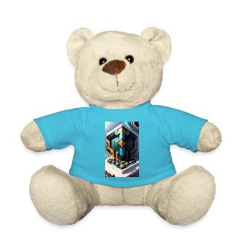 Mystical Forms - Teddy Bear - atoll blue - Front