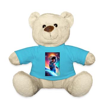 Space Kid - Teddy Bear - atoll blue - Front