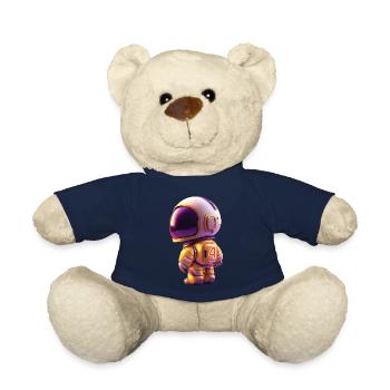 Space Kid Young Astronaut Geburtstag vier - Teddy - French Navy - Vorne