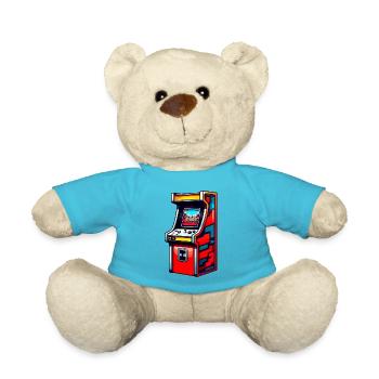Arcade-Spielautomat - Teddy - Atollblau - Vorne