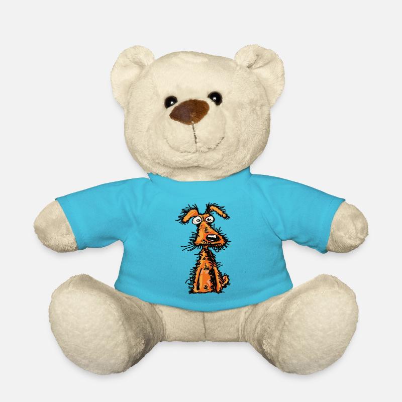 Chien funky - Nounours - bleu outremer