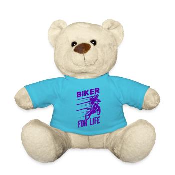 Motorrad Motocross Bike Racing Motorsport - Teddy - Atollblau - Vorne