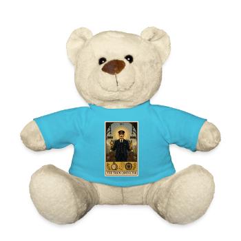 Schaffner | Eisenbahn Tarot - Teddy - Atollblau - Vorne