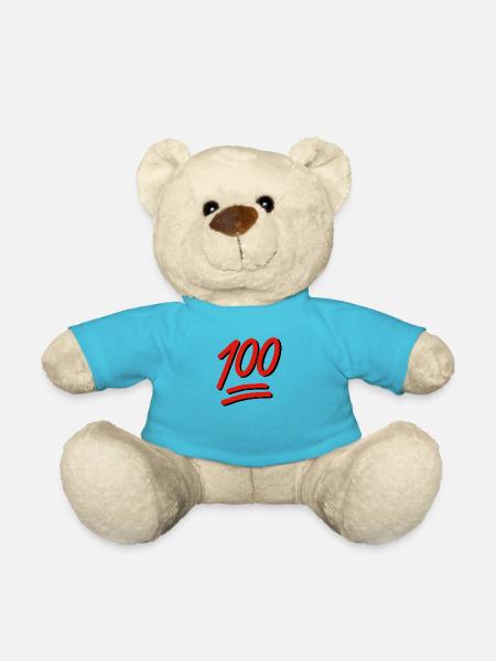 100 - Teddy Bear - atoll blue