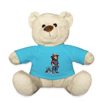 Cute Lion Farmer - Teddy - Atollblau - Vorne