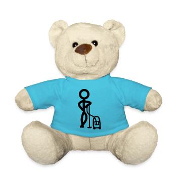putzen cleaning putzfrau broom wischmop37 - Teddy - Atollblau - Vorne