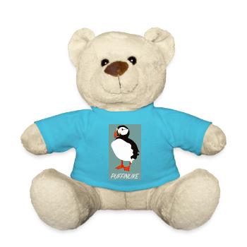 Puffin Puff Puffin - Teddy Bear - atoll blue - Front