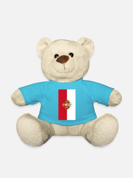 Telefongeschäft der Flagge von Monaco - Teddy - Atollblau