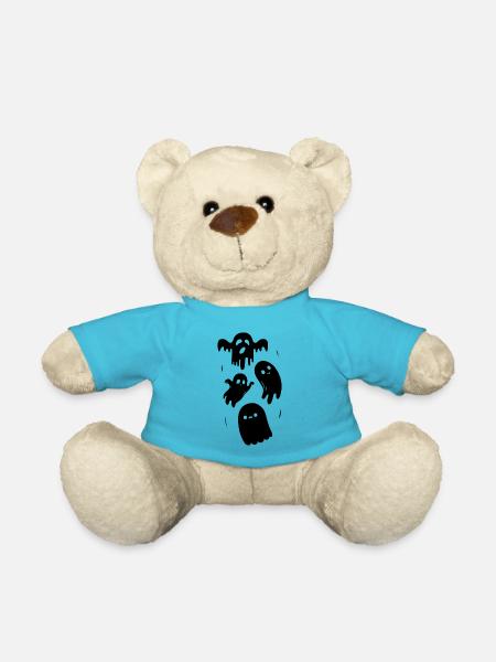 lustiger Geist - Spuk Geisterstunde Grusel - Teddy - Atollblau