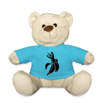 Bananen Schlange - Teddy - Atollblau - Vorne