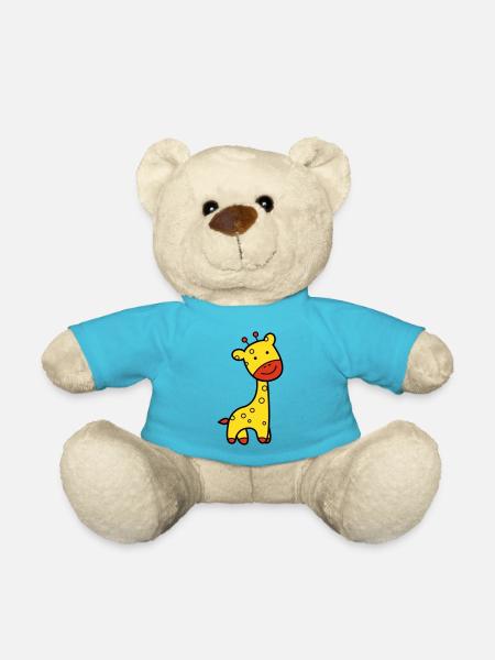 giraffe - Teddy - Atollblau