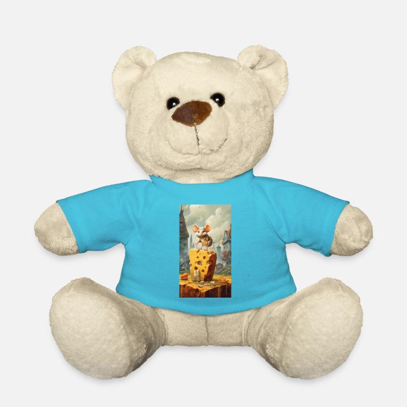 Souris - Nounours - bleu outremer