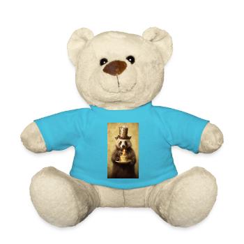 Anniversaire - Nounours - bleu outremer - Devant